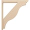 Ekena Millwork 5 1/2-in W x 38-in D x 42-in H Funston Slat Rough Cedar Woodgrain TimberThane Outlooker, Primed Tan OUTUR055X38X42FST24RCPR - alternate 2